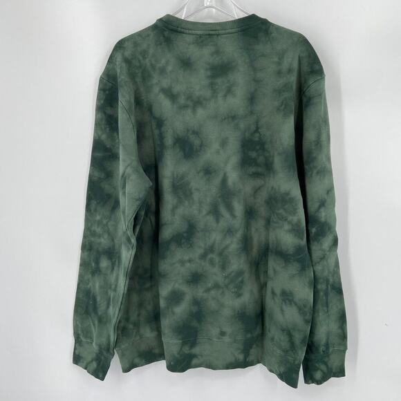 True Religion Logo Crewneck Sweatshirt Duck Green Camouflage Size 2XL - Picture 4 of 10